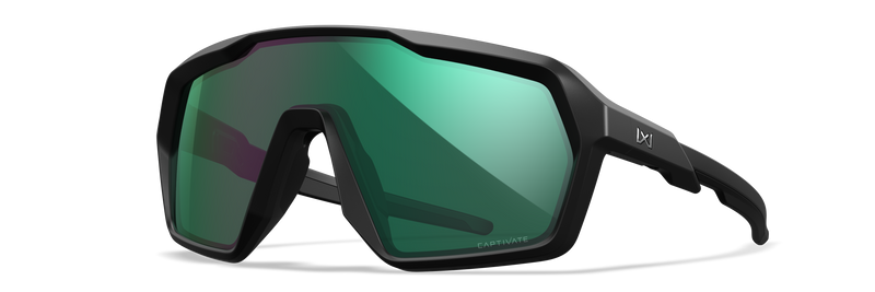 WX CITADEL | Matte Black frame w/ Green Mirror Lens