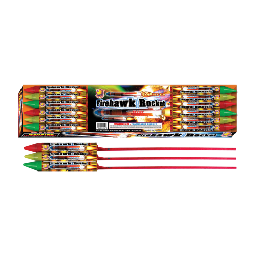 #8 Firehawk Rocket Assortment (Pack)