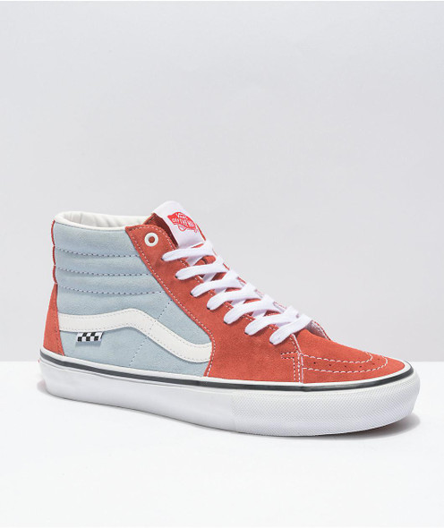 Vans - Sk8 - Hi Pro Skate Shoe - Hot Sauce / Winter Sky