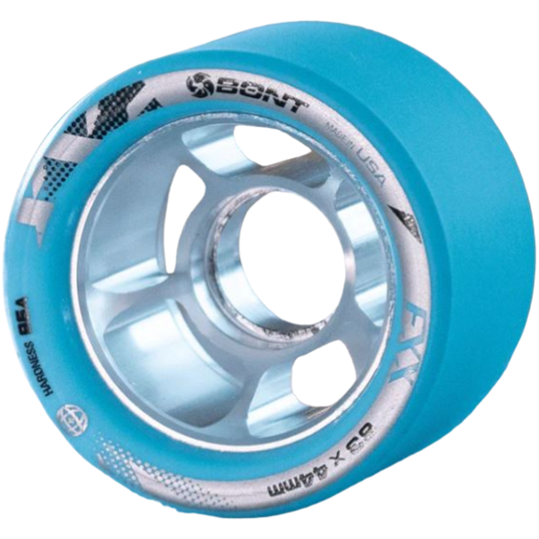 Bont - Bont FXX Blue 59mm 92a Roller Skate Wheels ( set of 4 )