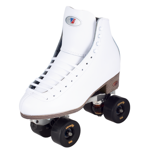 Riedell Skates - White 120 Juice  | Indoor Rink Skates