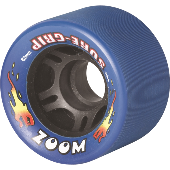 Sure Grip - Zoom 62mm 95a Blue Speed Wheels ( Set of 8 Wheels )