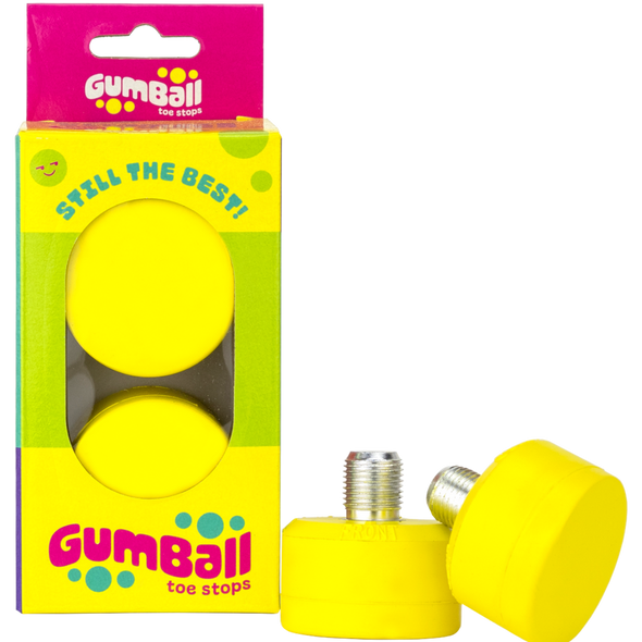 Gumball Toe Stops Short Stem 75a ( Lemon ) - gumballs from GRNMNSTR (Unpackaged)