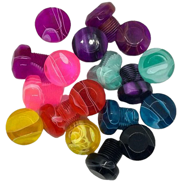 Jammerz Toe Plugs - Swirlz - Aqua - 5/8 Plug ( set of 2 )