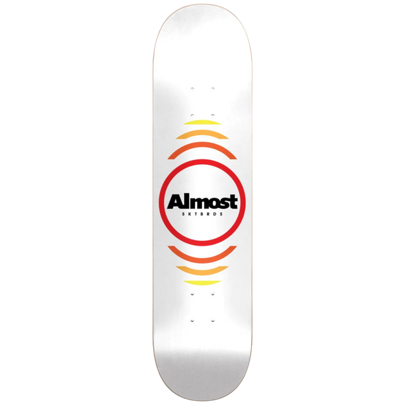 Almost - 7.75 Reflex White Skateboard Deck