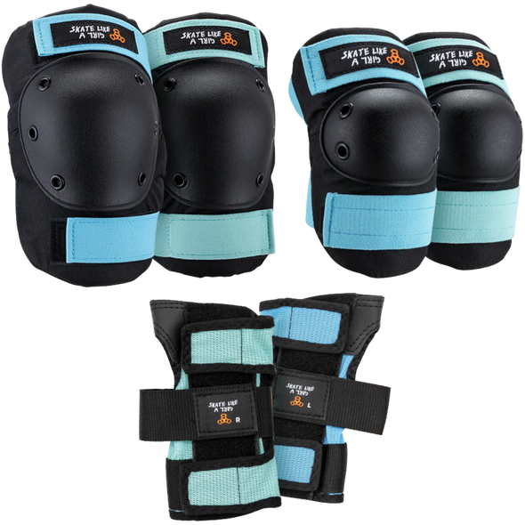 Triple 8 - Skate Like a Girl - Saver Series 3-Pack Triple 8 Safety Gear