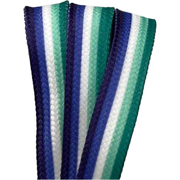 Derby Laces - MLM Stripe Pride - Brat ( Narrow )