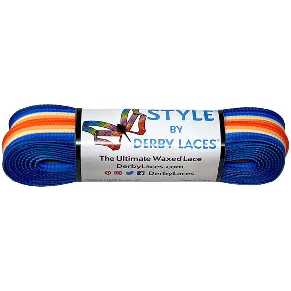 Derby Laces - Desert Sunset Stripe - Style ( Waxed )