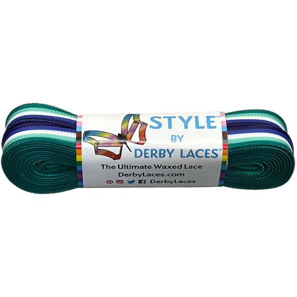 Derby Laces - MLM Stripe Pride - Style ( Waxed )