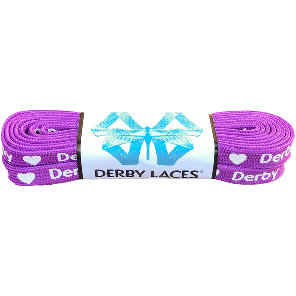 Derby Laces - Purple Heart Roller Derby Laces - Origin ( Waxed )