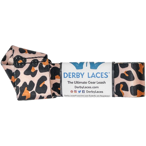 Derby Laces - Leopard Skate Leash - Gear Leash