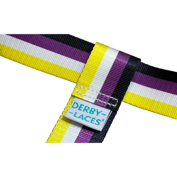 Derby Laces - NB Stripe Pride Skate Leash - Gear Leash