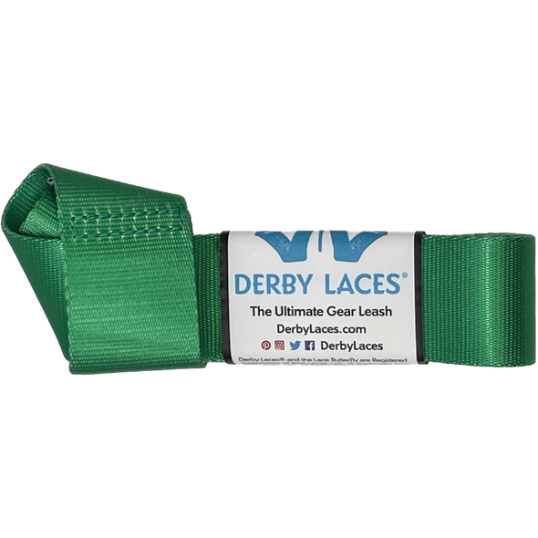 Derby Laces - Shamrock Green Skate Leash - Gear Leash