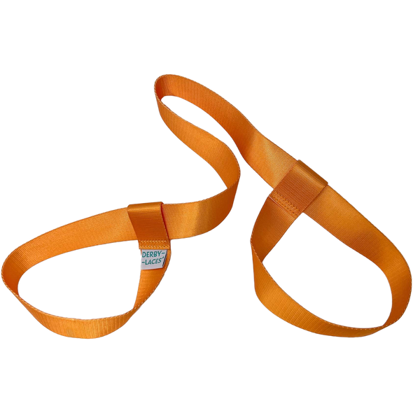 Derby Laces - Tangerine Orange Skate Leash - Gear Leash