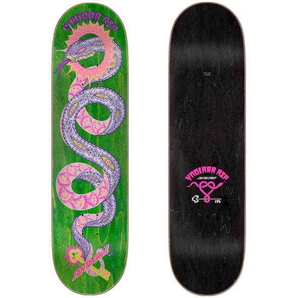 Santa Cruz - 8.5 Asp Slither Santa Cruz Twin Skateboard Deck