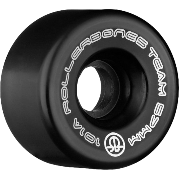 Rollerbones - Team Logo 57mm Black Rink Wheels ( 4 Pack )