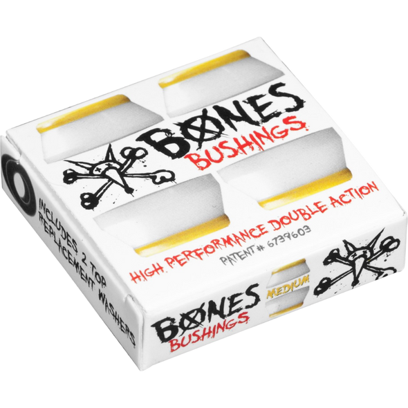 BONES - Bushing 91a Medium White Pack ( 2 truck set)