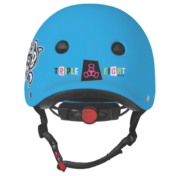 Triple Eight - Lil 8  Staab Dual Certified Helmet with EPS Liner - Neon Blue Matte ( Triple 8 )