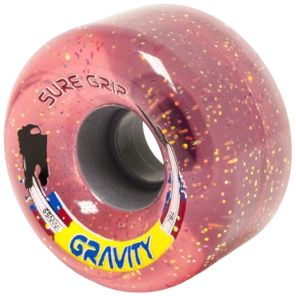 Sure Grip - Gravity Pink Outdoor Wheel 65mm 78a ( Set of 4 )