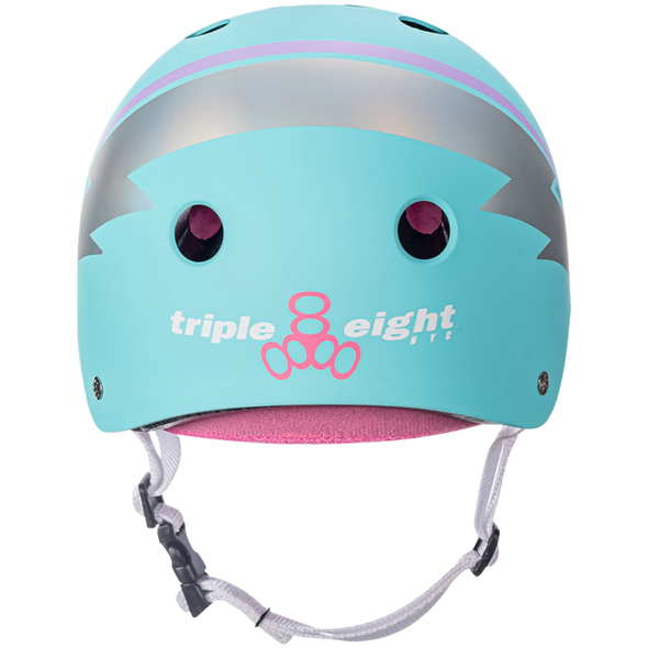 Triple 8 -  Teal Hologram The Certified Sweatsaver Helmet