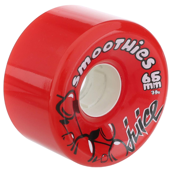 Juice Wheels - Red Cherry Smoothies Outdoor roller skate wheels 65mm 78a