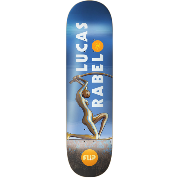 Flip - 8.25 Lucas Rabelo Statue Skateboard Deck - Blue