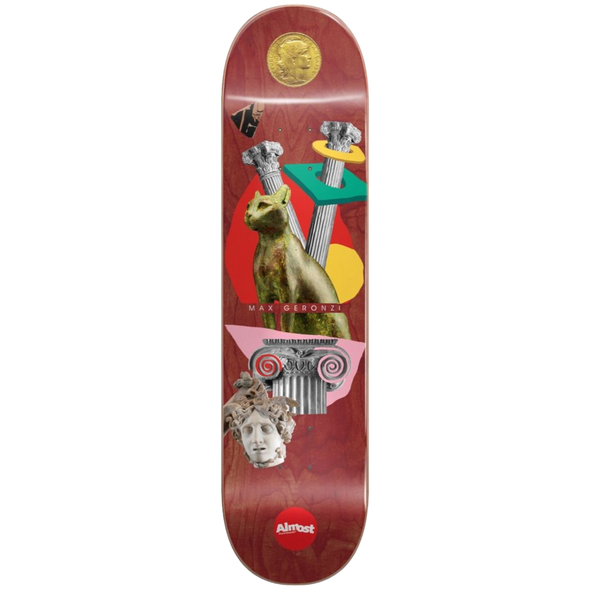 Almost - 8.375 Max Relics R7 Skateboard Deck - Maroon