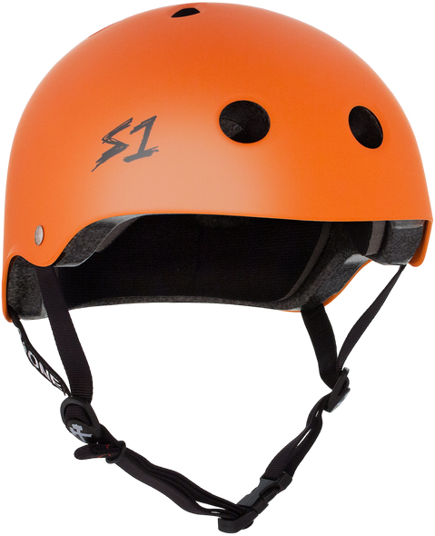 S1 Lifer Helmet - Orange Matte | Adult Skate Helmets from S-One