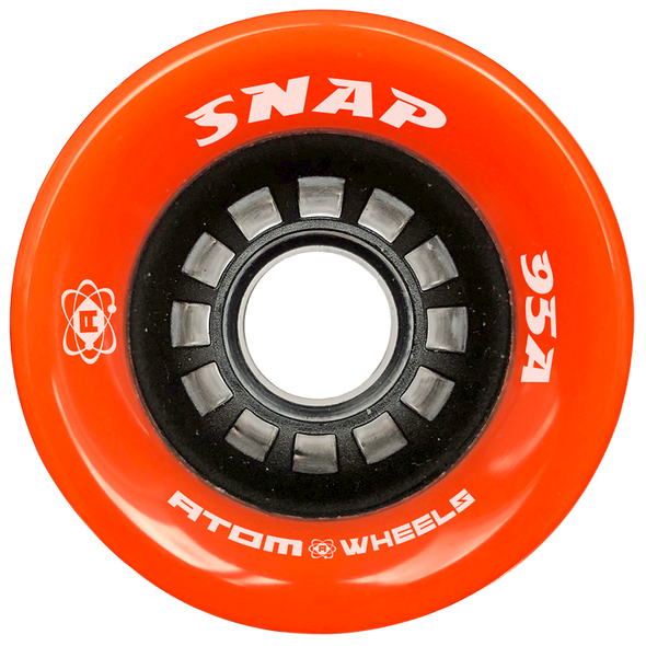 Atom Skates - Orange Snap 95a Wheels - Set of 4