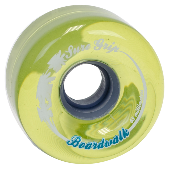 Sure Grip - Boardwalk 65mm Outdoor Wheels 78A - Clear Key Lime ( 8 pack )