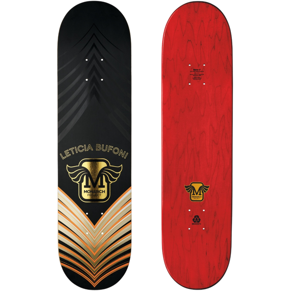 Monarch Project - 8.375 Leticia Bufoni Horus R7 Skateboard Deck - Orange