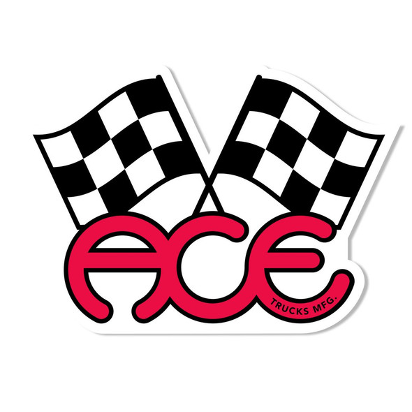 Ace Trucks MFG - 4.75" Ace Flags Sticker