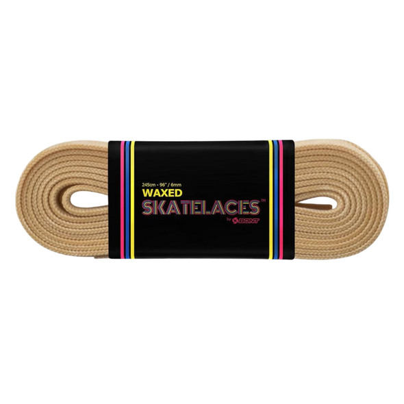 Bont - 6mm Sandcastle Beige Waxed Skate Laces