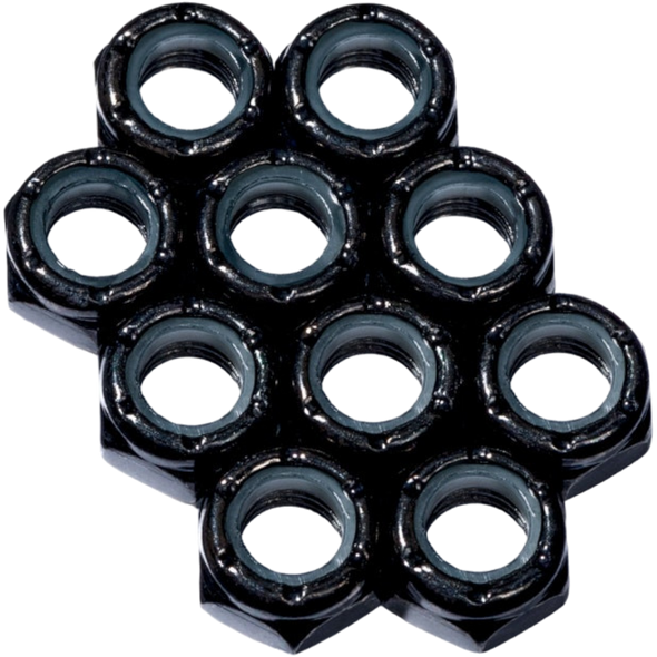 Defiant Upgrades - Black 8mm Axle Nuts ( Set of 10 )