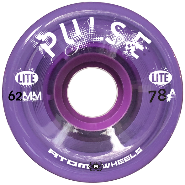 Atom Wheels - Pulse Lite Purple - set of 4 outdoor