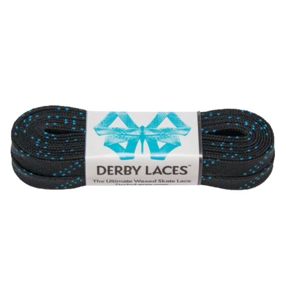 Derby Laces - Black - Waxed 10 mm