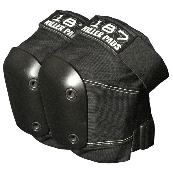 187 Killer Pads - Slim Skate Knee Pads | Black | Safety Gear