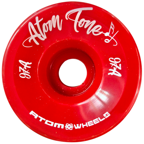 Atom Wheels - Tone Rhythm Wheel 97a Red - set of 4 Wheels