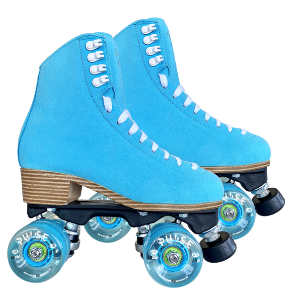 Jackson - Vista Teal Skates with Viper Nylon plates | outdoor Rollerskates