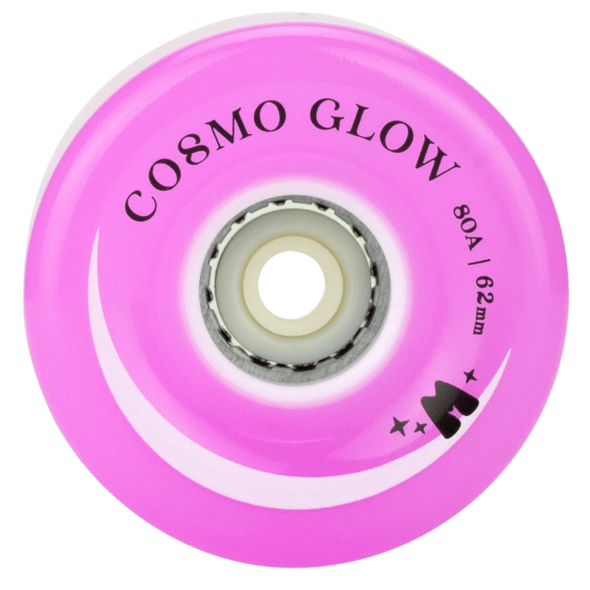 Moxi Skates - Cosmo - Purple Haze Glow Wheel  ( set of 4 )