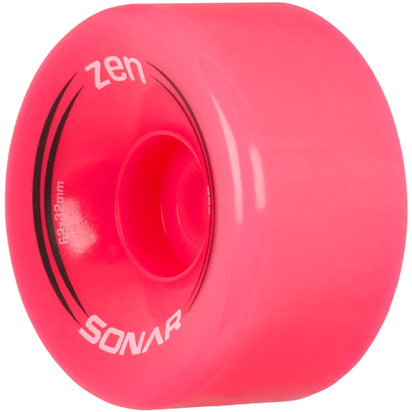 Sonar - Pink Zen Outdoor Roller Skate Wheels ( 4 pack )