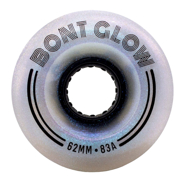 Bont - Glow Light Up LED Roller Skate Wheels ( Angelic Aqua ) - set of 4