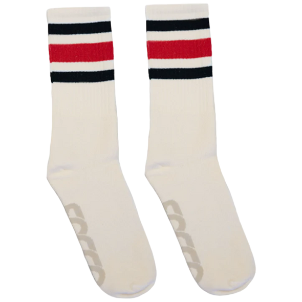 Socco - Organic Socks | Black and Red
