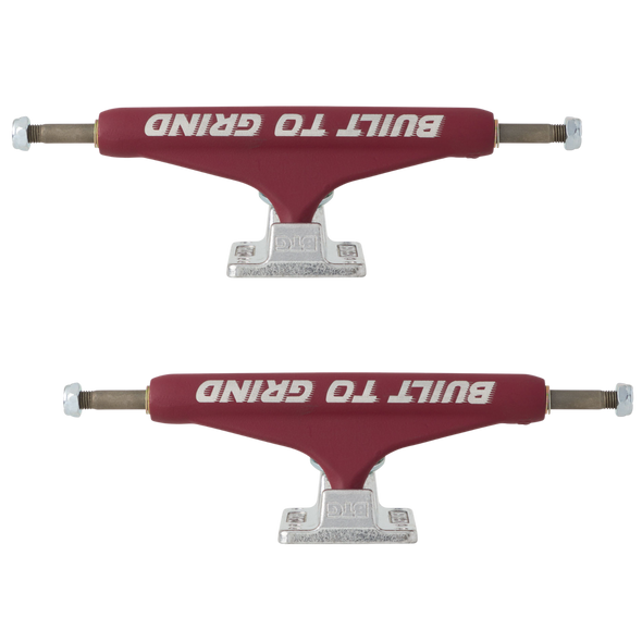 Independent - BTG Speed Burgundy Silver Stage 11 Standard Skateboard Trucks (sold of pairs)