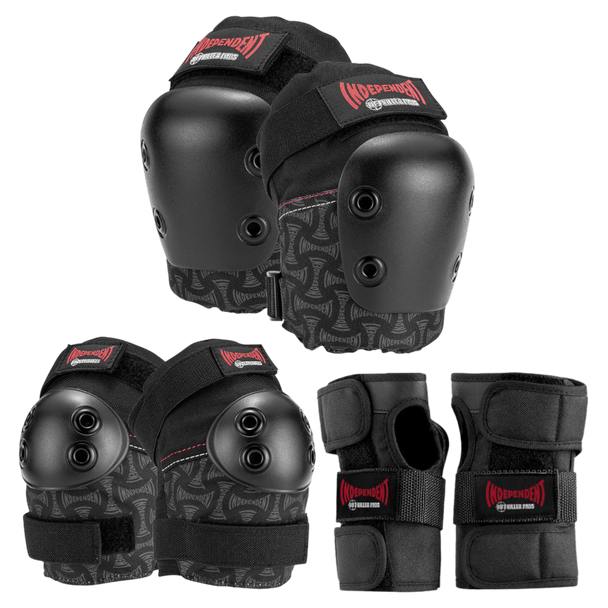 187 Killer Pads - Kids Independent Trucks JR Six Pack - Knee , Elbow & Wrist Safety Gear set