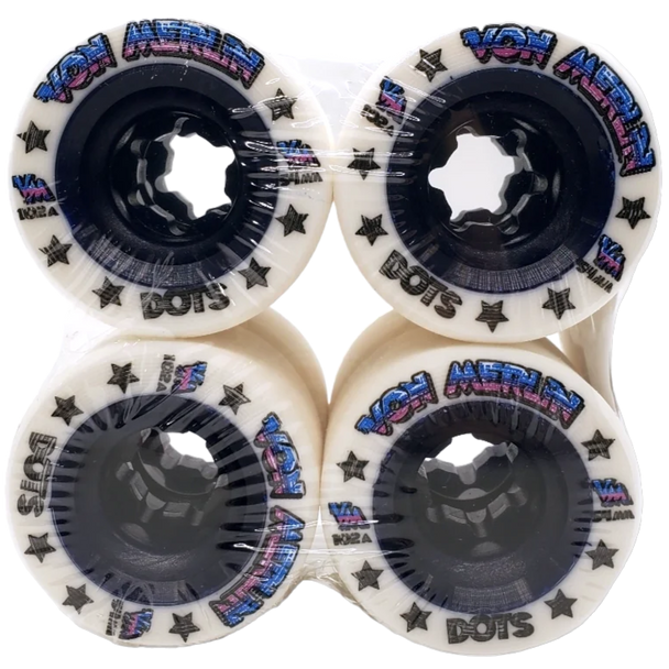 Von Merlin - Blue Dot Wheels 2023 Edition ( 54mm / 102a )| Rhythm Roller Skates Wheels