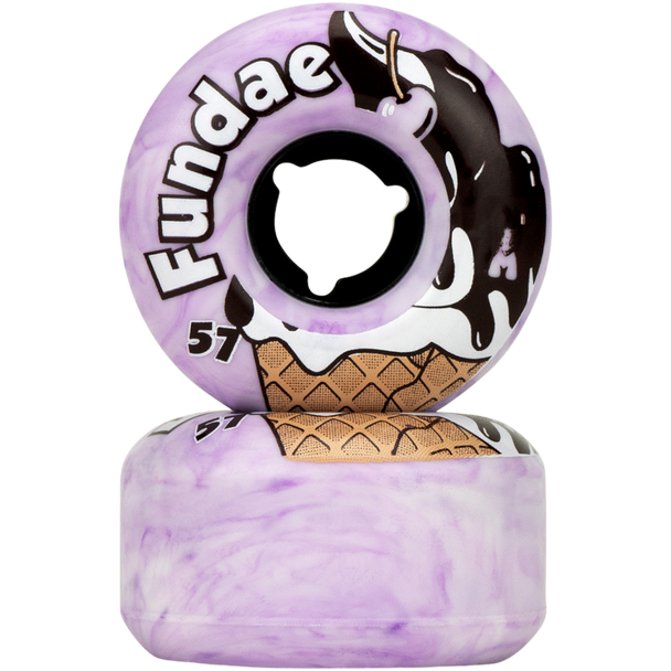 Moxi Skates - Fundae Skatepark / Street wheel - Purple (Lavender) ( set of 4 )