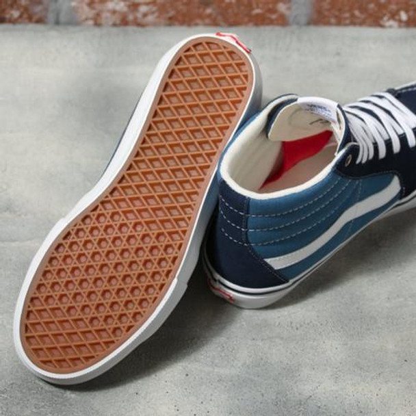 Vans - Sk8 - Hi Pro Skate Shoe - Navy / White