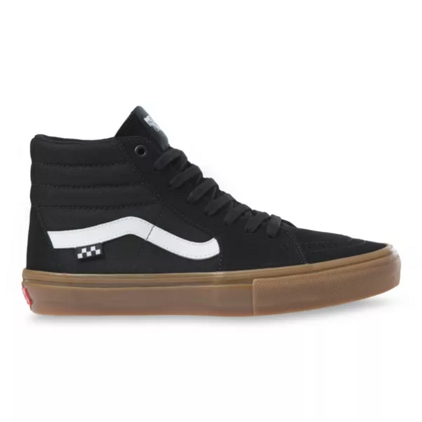 Vans - Sk8 - Hi Pro Skate Shoe - Black / Gum