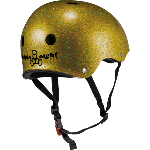 Triple 8 - Gold Glitter The Certified Sweatsaver Helmet